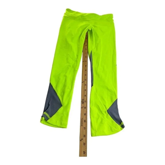 APL Neon Yellow Capri Leggings - Picture 8 of 9